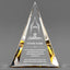 Sales Awards - Gold Pinnacle Acrylic Awards - Personalize Online – Choose From 5 Designs