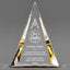 Sales Awards - Gold Pinnacle Acrylic Awards - Personalize Online – Choose From 5 Designs
