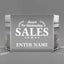 Sales Awards - Clear Crystal Facet Block Awards - Personalize Online – Choose From 5 Designs