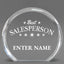 Sales Awards - Clear Round Acrylic Awards - Personalize Online – Choose From 5 Designs