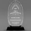 Sales Awards - Optical Crystal Glass Oval Facet Awards - Personalize Online – Choose From 5 Designs