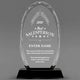 Sales Awards - Optical Crystal Glass Oval Facet Awards - Personalize Online – Choose From 5 Designs