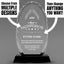 Sales Awards - Optical Crystal Glass Oval Facet Awards - Personalize Online – Choose From 5 Designs