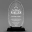 Sales Awards - Optical Crystal Glass Oval Facet Awards - Personalize Online – Choose From 5 Designs