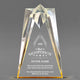 Sales Awards - Gold Sculpted Star Acrylic Awards - Personalize Online – Choose From 5 Designs