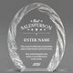 Sales Awards - Oval Crystal with Decorative Edge Awards - Personalize Online – Choose From 5 Designs