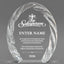 Sales Awards - Oval Crystal with Decorative Edge Awards - Personalize Online – Choose From 5 Designs