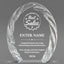 Sales Awards - Oval Crystal with Decorative Edge Awards - Personalize Online – Choose From 5 Designs