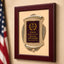 Rosewood Piano Finish Frame, Antique Bronze Casting 14" x 17"