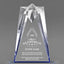 Sales Awards - Blue Sculpted Star Acrylic Awards - Personalize Online – Choose From 5 Designs