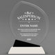 Sales Awards - Crystal Oblong with Black Accent Awards - Personalize Online – Choose From 5 Designs