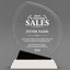 Sales Awards - Crystal Oblong with Black Accent Awards - Personalize Online – Choose From 5 Designs