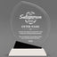 Sales Awards - Crystal Oblong with Black Accent Awards - Personalize Online – Choose From 5 Designs