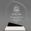 Sales Awards - Crystal Oblong with Black Accent Awards - Personalize Online – Choose From 5 Designs