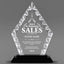 Sales Awards - Diamond Accent Glass Awards - Personalize Online – Choose From 5 Designs