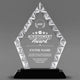 Achievement Awards - Diamond Accent Glass Awards - Personalize Online – Choose From 5 Designs