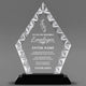 Employee Appreciation Awards - Diamond Accent Glass Awards - Personalize Online – Choose From 5 Designs