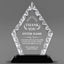 Thank You Awards - Diamond Accent Glass Awards - Personalize Online – Choose From 5 Designs