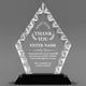 Thank You Awards - Diamond Accent Glass Awards - Personalize Online – Choose From 5 Designs