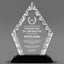 Thank You Awards - Diamond Accent Glass Awards - Personalize Online – Choose From 5 Designs