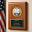Double Plate American Walnut Plaque 5" x 7"