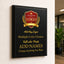Custom Black Plaque with Full Color UV Printing -  4 Colors Available