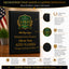 Custom Black Plaque with Full Color UV Printing -  4 Colors Available