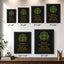 Custom Black Plaque with Full Color UV Printing -  4 Colors Available