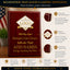 Custom Simulated Mahogany Plaque with Full Color UV Printing - 4 Colors Available