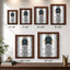Classic Walnut Plaque Gold & Silver Metal Plate Personalize Online