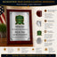 Classic Mahogany Plaque Gold & Silver Metal Plate Personalize Online