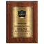 Classic Mahogany Plaque Gold & Silver Metal Plate Personalize Online