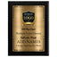 Classic Black Plaque Gold & Silver Metal Plate Personalize Online