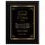 Award of Excellence Classic Plaque With Gold Plate - 4 Frame Colors
