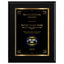 Recognition Classic Plaque With Gold Plate - 4 Frame Colors
