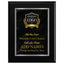 Classic Plaques Marble Effect Black & More - Multiple Sizes