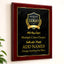 Classic Plaques Marble Effect - Simulated Mahogany & More - Multiple Sizes