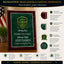 Classic Plaques Marble Effect - Simulated Mahogany & More - Multiple Sizes