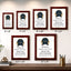 Classic Plaques Marble Effect - Simulated Mahogany & More - Multiple Sizes