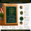 Classic Plaques Marble Effect - Simulated Oak & More - Multiple Sizes
