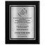 The Legend Has Officially Retired Classic Retirement Plaque - 4 Frame Colors - Brushed Silver & Gold Plate Options