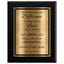Never Underestimate the Difference You Made Classic Retirement Plaque - 4 Frame Colors - Brushed Silver & Gold Plate Options
