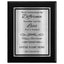 Never Underestimate the Difference You Made Classic Retirement Plaque - 4 Frame Colors - Brushed Silver & Gold Plate Options