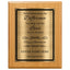 Never Underestimate the Difference You Made Classic Retirement Plaque - 4 Frame Colors - Brushed Silver & Gold Plate Options