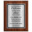 Never Underestimate the Difference You Made Classic Retirement Plaque - 4 Frame Colors - Brushed Silver & Gold Plate Options