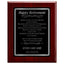 Happy Retirement Classic Plaque - 4 Frame Colors - Silver & Gold Plate Options