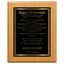 Happy Retirement Classic Plaque - 4 Frame Colors - Silver & Gold Plate Options