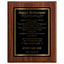Happy Retirement Classic Plaque - 4 Frame Colors - Silver & Gold Plate Options