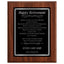 Happy Retirement Classic Plaque - 4 Frame Colors - Silver & Gold Plate Options