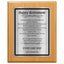 Happy Retirement Classic Plaque - 4 Frame Colors - Brushed Silver & Gold Plate Options